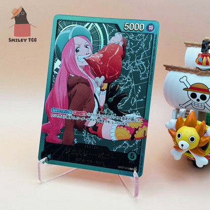 Jewelry Bonney Gold Text OP07-019 L Anime 25th Collection One Piece Japanese