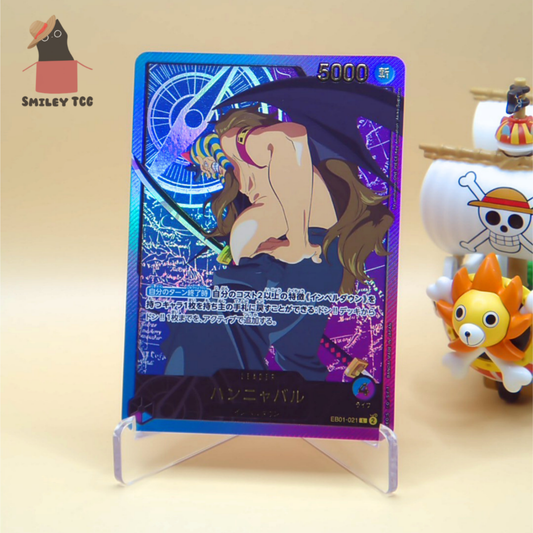Hannyabal (Gold Text) EB01-021 L Leader Anime 25th Collection Alt Art AA | One Piece Card Game TCG
