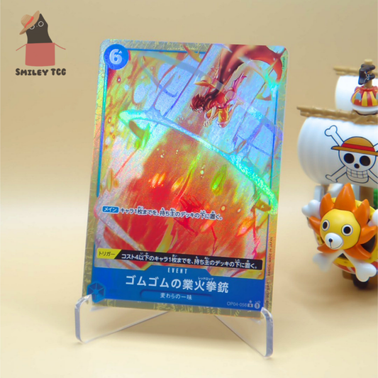 Gum-Gum Red Roc (Alt Art) OP04-056 R ONE PIECE Card The Best PRB-01 AA | One Piece Card Game TCG