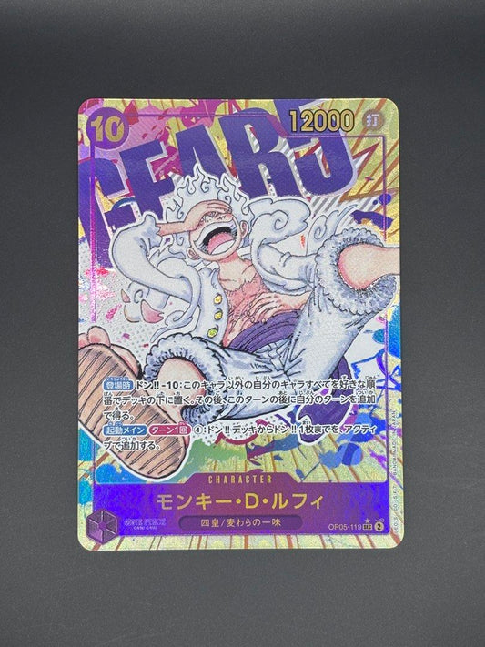 Monkey D Luffy Gear 5 OP05-119 Parallel (Secret) Awakening of New Era ONE PIECE Card Game