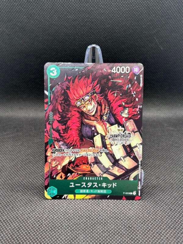 [P-003] Eustass Captain Kid Championship 2022 Promo Parallel Alt Art