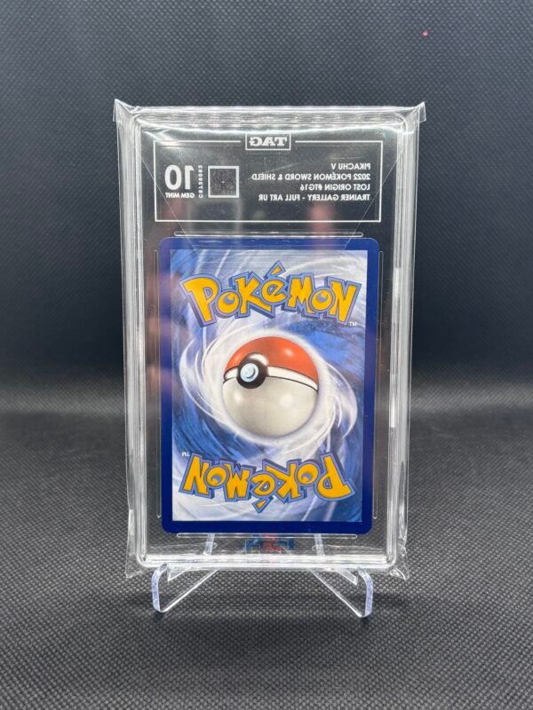 Pikachu 2 Pokemon Pikachu V TG16/TG3 Lost Origin Trainer Gallery TAG 10 Gem Mint